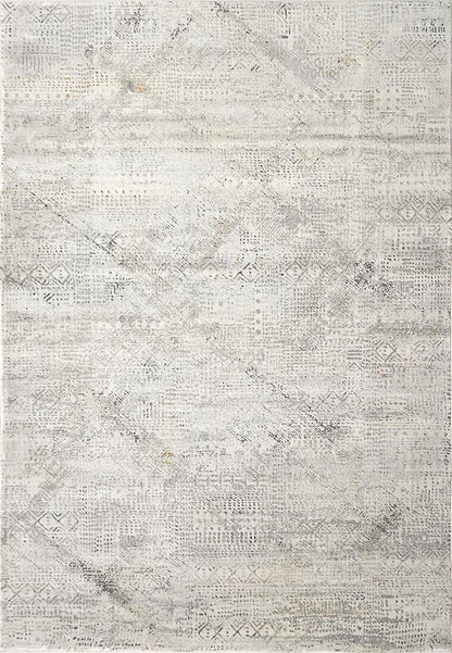 Dynamic Rugs Capella 7925 Grey Gold   Modern Machine-Made Rug