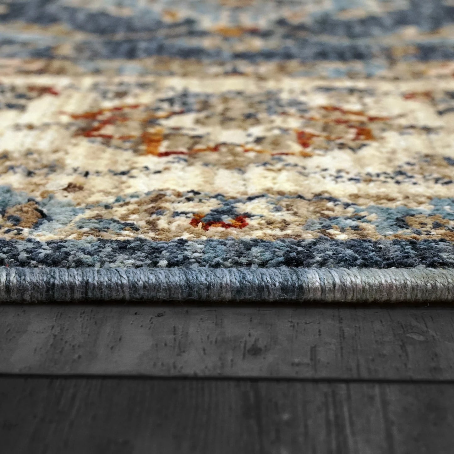 Dynamic Rugs Dakota 6640 Blue Multi Traditional Machine-Made Rug