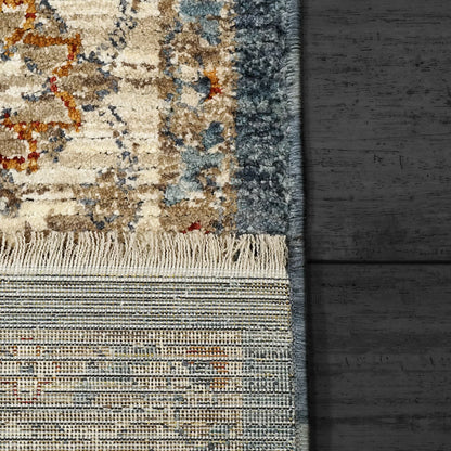 Dynamic Rugs Dakota 6640 Blue Multi Traditional Machine-Made Rug