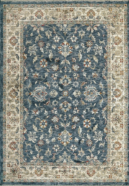 Dynamic Rugs Dakota 6640 Blue Multi Traditional Machine-Made Rug