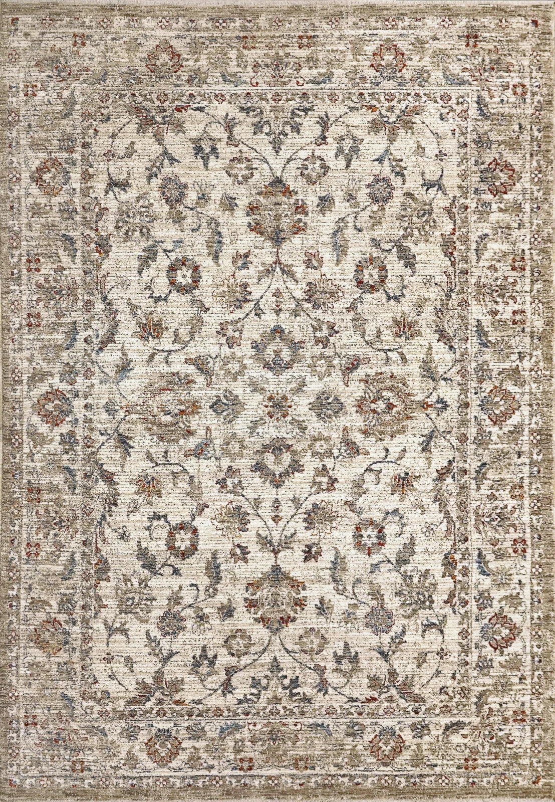 Dynamic Rugs Dakota 6640 Ivory Multi Traditional Machine-Made Rug