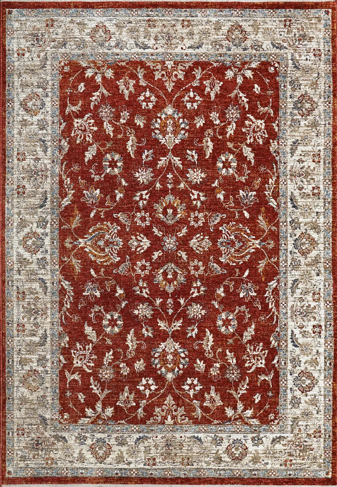 Dynamic Rugs Dakota 6640 Red Multi Traditional Machine-Made Rug