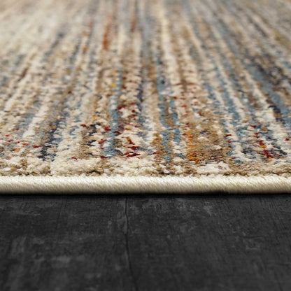 Dynamic Rugs Dakota 6643 Cream Blue Modern Machine-Made Rug