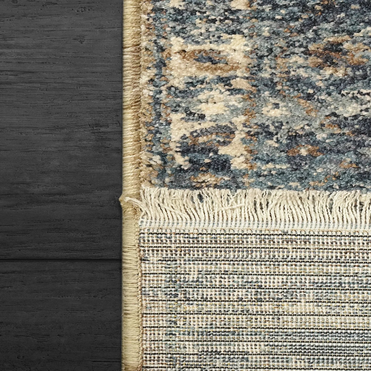 Dynamic Rugs Dakota 6644 Beige Blue Traditional Machine-Made Rug