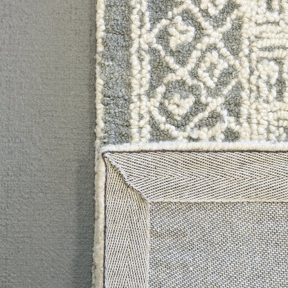 Dynamic Rugs Darcy 1128 Ivory Teal Traditional Handmade Rug