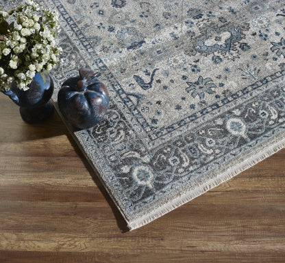 Dynamic Rugs Juno 6881 Blue Transitional Machine-Made Rug