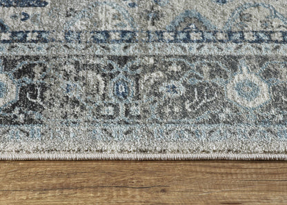 Dynamic Rugs Juno 6881 Blue Transitional Machine-Made Rug