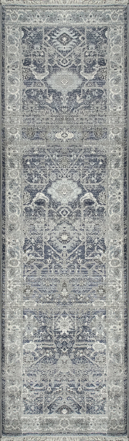 Dynamic Rugs Juno 6881 Blue Transitional Machine-Made Rug