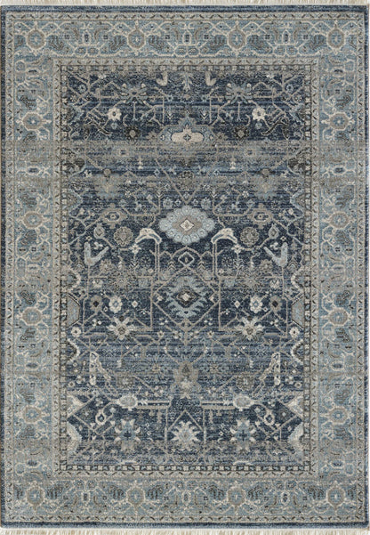 Dynamic Rugs Juno 6881 Blue Transitional Machine-Made Rug