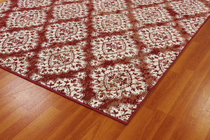 Dynamic Rugs Melody 985015 Terracotta Transitional Machine-Made Rug