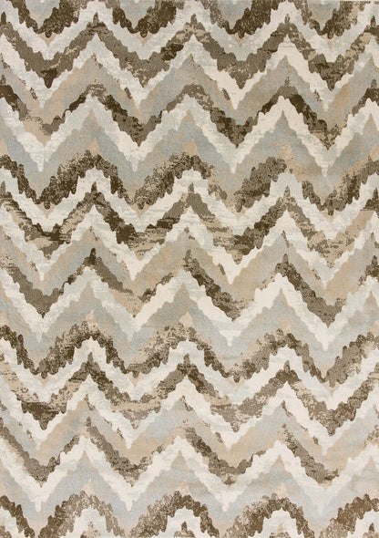 Dynamic Rugs Melody 985018 Ivory Contemporary Machine-Made Rug