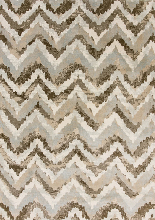Dynamic Rugs Melody 985018 Ivory Contemporary Machine-Made Rug
