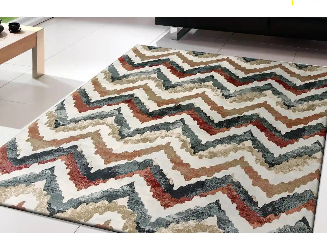 Dynamic Rugs Melody 985018 Multi Contemporary Machine-Made Rug