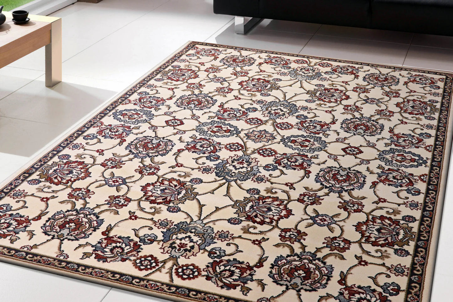 Dynamic Rugs Melody 985020 Ivory Traditional Machine-Made Rug