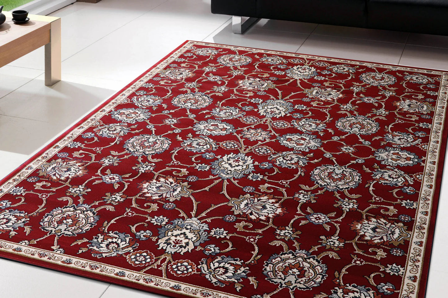 Dynamic Rugs Melody 985020 Red Traditional Machine-Made Rug