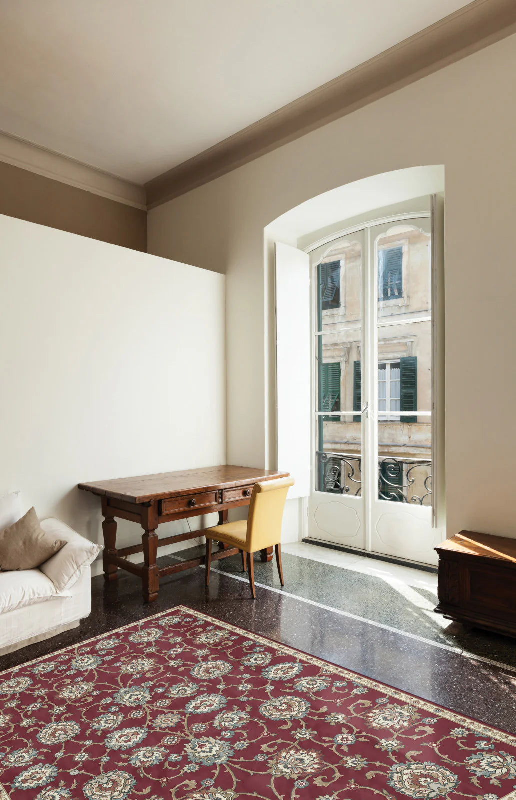 Dynamic Rugs Melody 985020 Red Traditional Machine-Made Rug