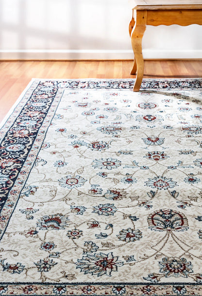 Dynamic Rugs Melody 985022 Ivory Traditional Machine-Made Rug