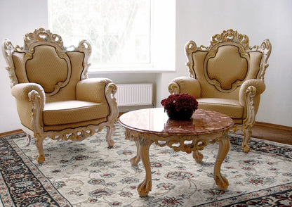 Dynamic Rugs Melody 985022 Ivory Traditional Machine-Made Rug