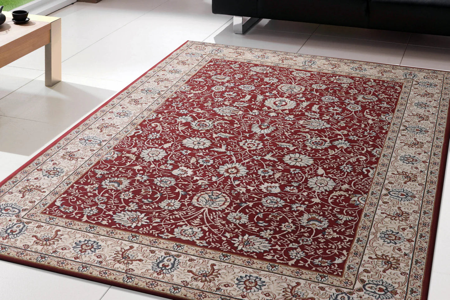 Dynamic Rugs Melody 985022 Red Traditional Machine-Made Rug
