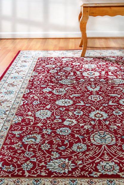 Dynamic Rugs Melody 985022 Red Traditional Machine-Made Rug