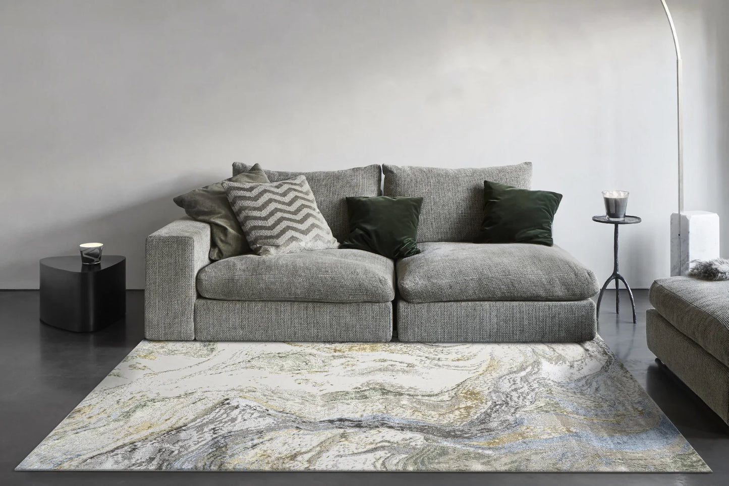 Dynamic Rugs Merit 6653 Grey Multi Modern Machine-Made Rug