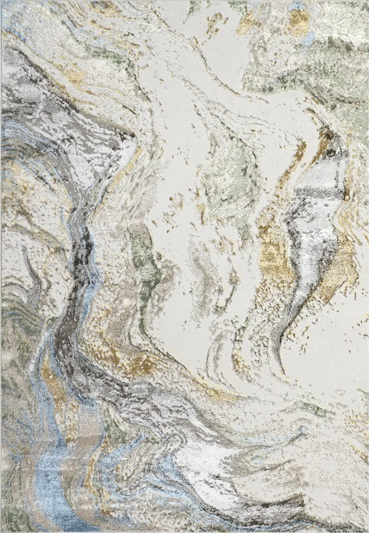 Dynamic Rugs Merit 6653 Grey Multi Modern Machine-Made Rug