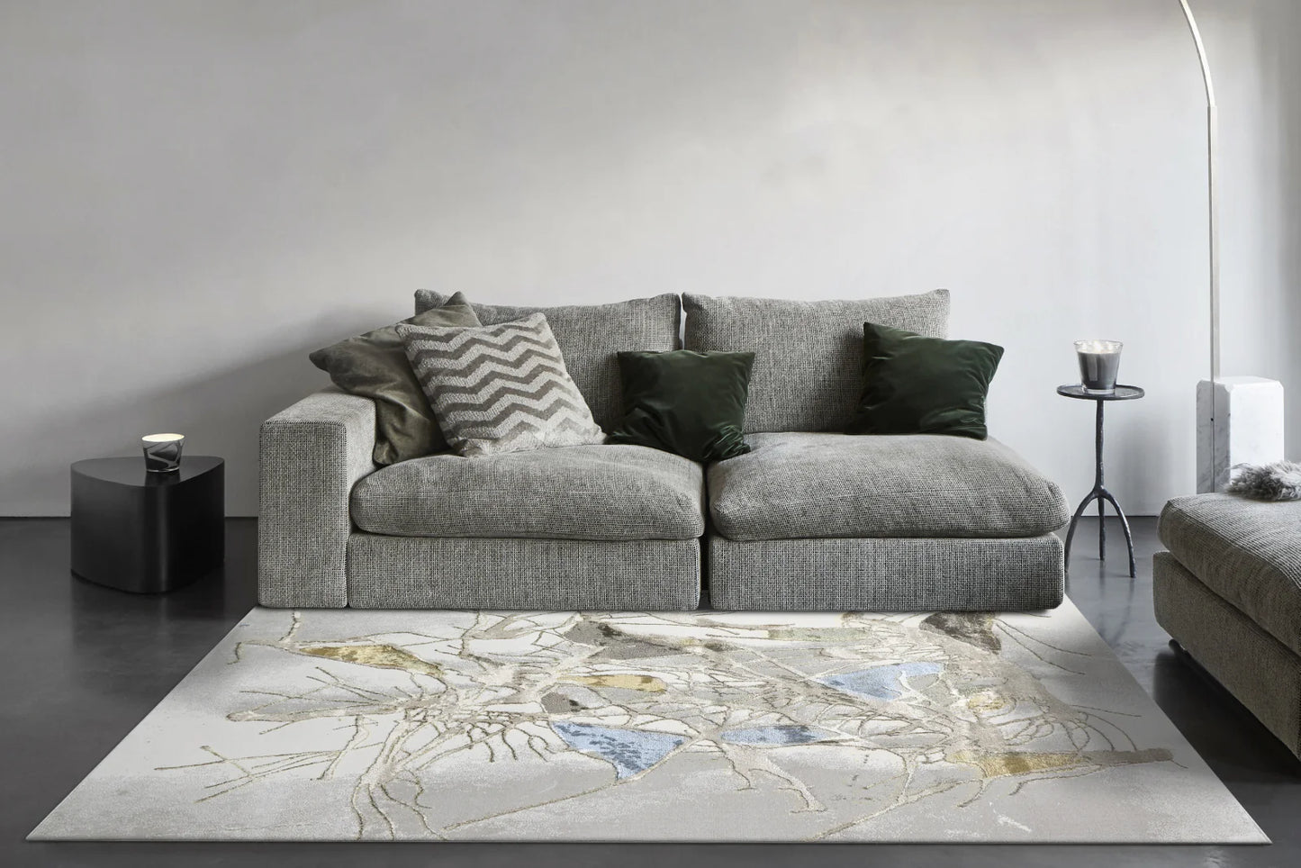 Dynamic Rugs Merit 6655 Grey Multi Modern Machine-Made Rug