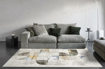 Dynamic Rugs Merit 6657 Grey Multi Modern Machine-Made Rug