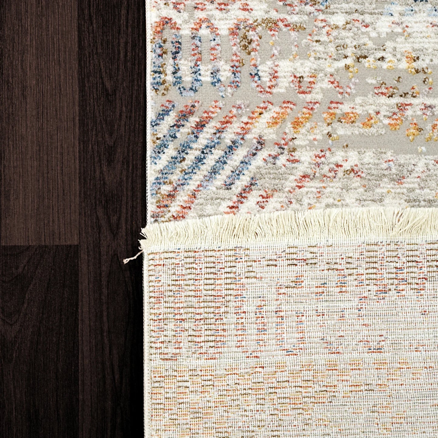 Dynamic Rugs Mood 8450 Ivory Red Traditional Machine-Made Rug