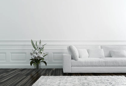 Dynamic Rugs Nordic 7433 White Silver Contemporary Machine-Made Rug