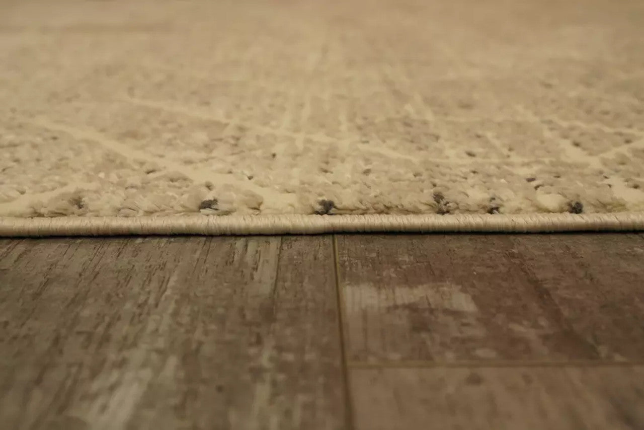 Dynamic Rugs Rori 9354 Ivory Charcoal Modern Machine-Made Rug