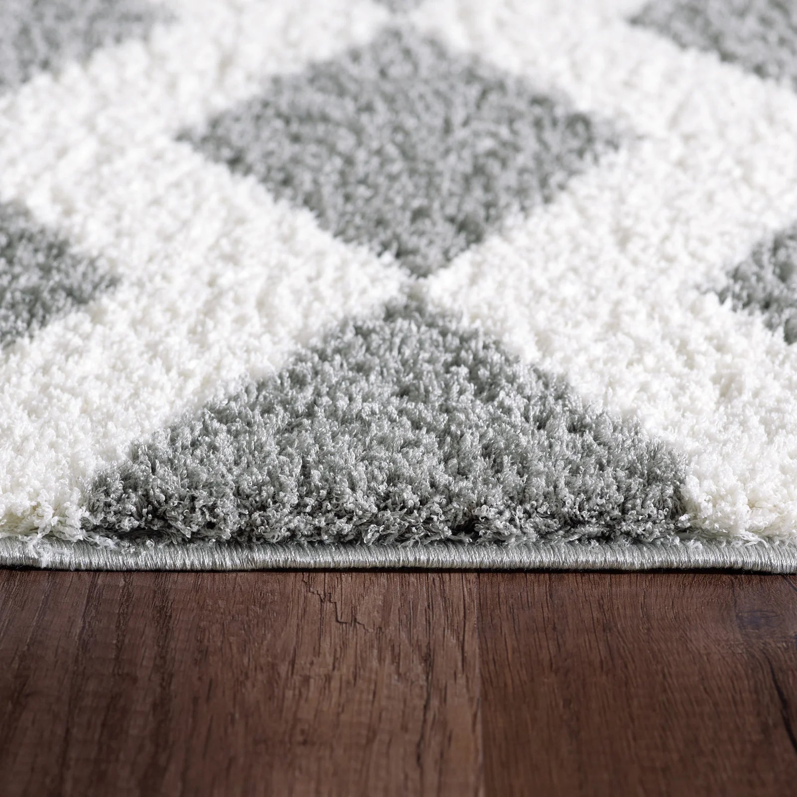 White Shack Rugs Dynamic Rugs Silky Shag 5904 White Contemporary Machine-Made Rug ...