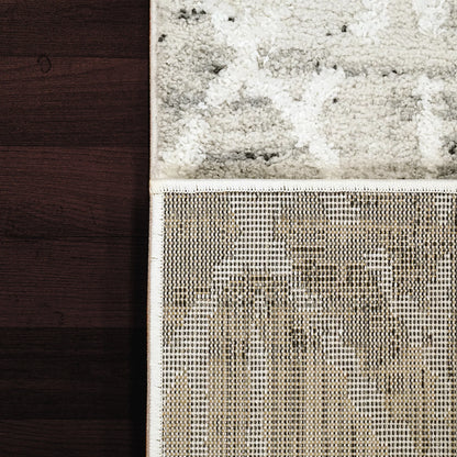 Dynamic Rugs Troya 4604 Ivory Grey Contemporary Machine-Made Rug