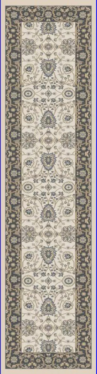 Dynamic Rugs Yazd 2803 Ivory Grey Traditional Machine-Made Rug