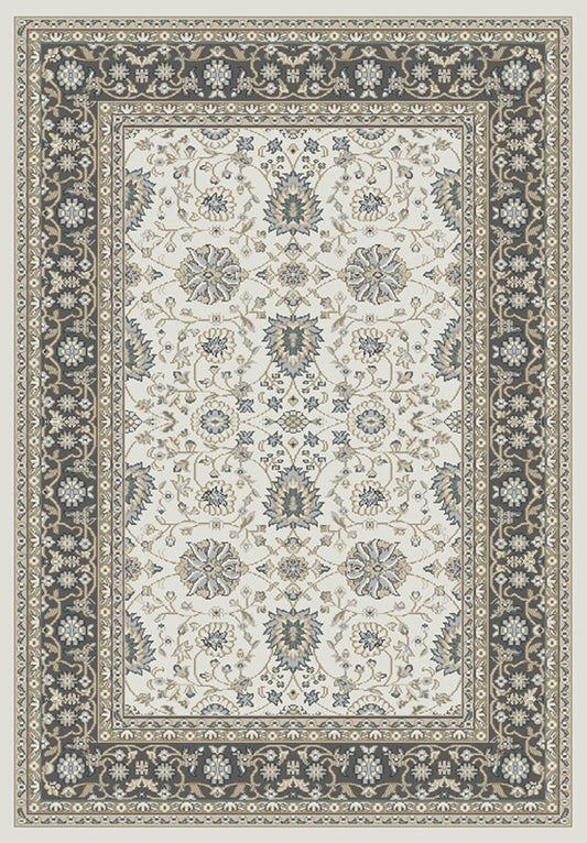 Dynamic Rugs Yazd 2803 Ivory Grey Traditional Machine-Made Rug