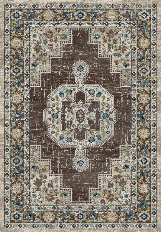 Dynamic Rugs Zodiac 6620 Grey Traditional Machine-Made Rug