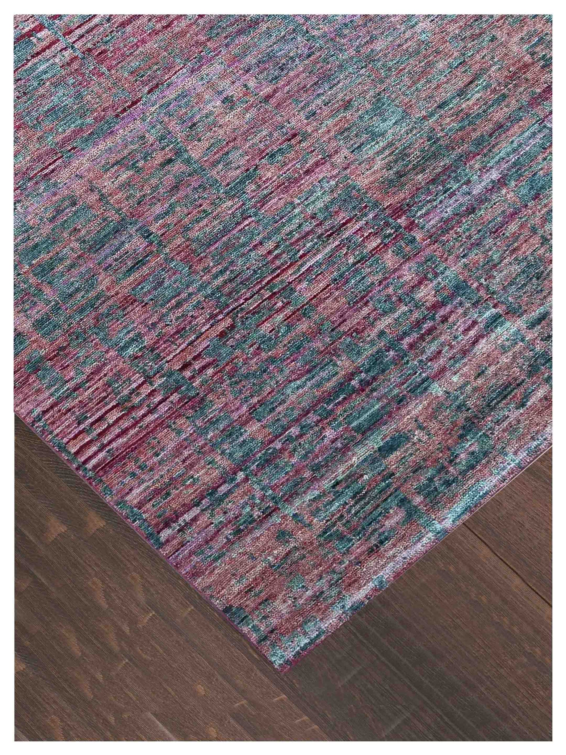 Artisan Essence Pink Charcoal Contemporary Knotted Rug – Atlanta ...