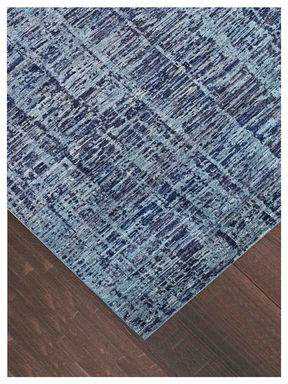 Artisan Essence  Teal  Contemporary Knotted Rug