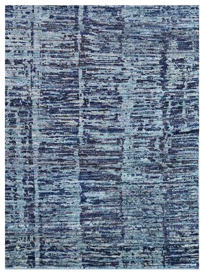 Artisan Essence  Teal  Contemporary Knotted Rug