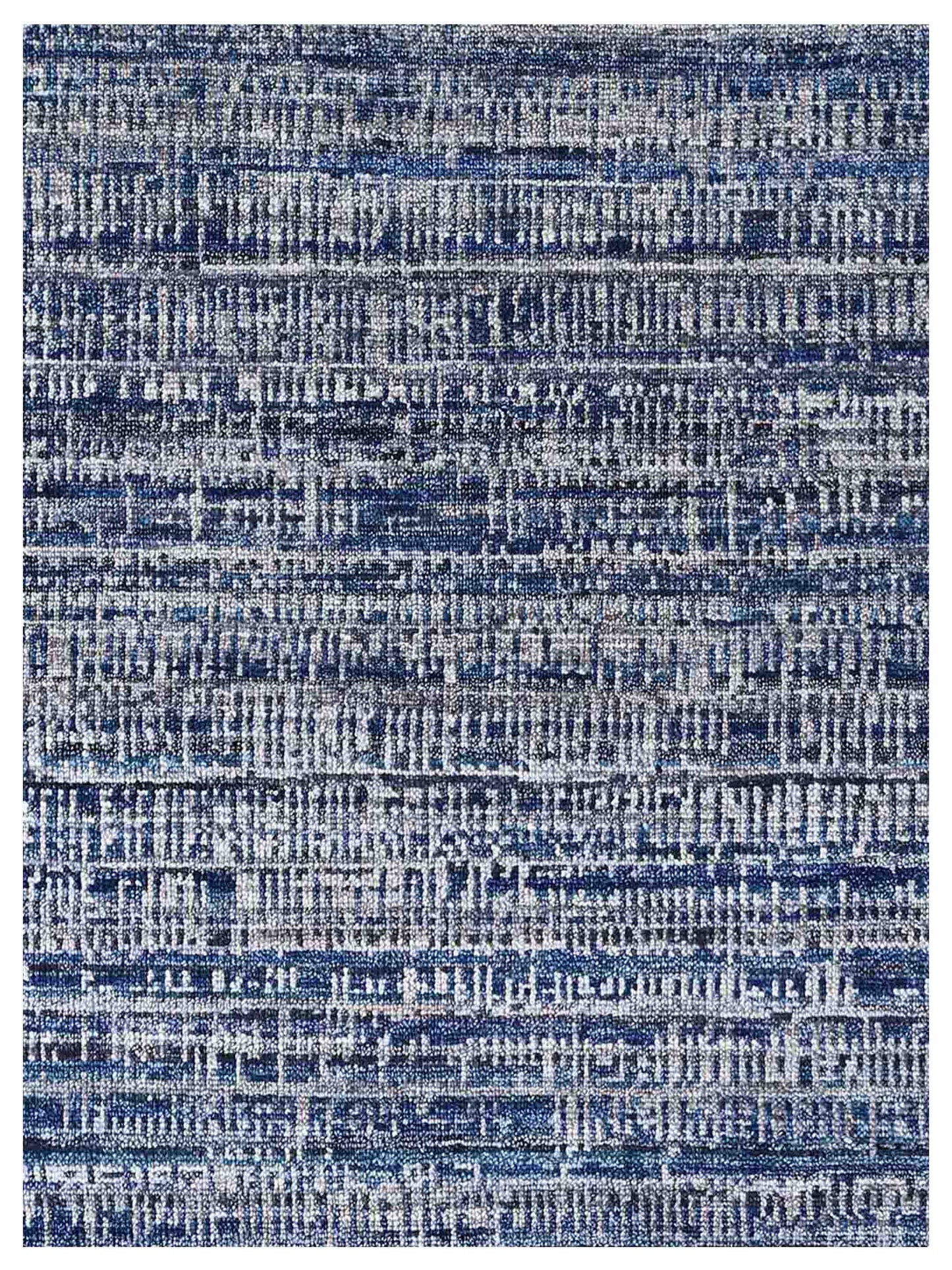 Artisan Essence  Navy  Contemporary Knotted Rug