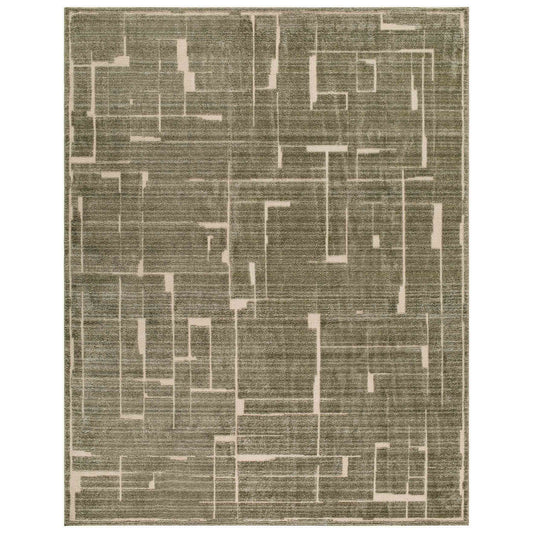 Surya Alma EDAL-2302 Olive  Contemporary Machine Woven Rug