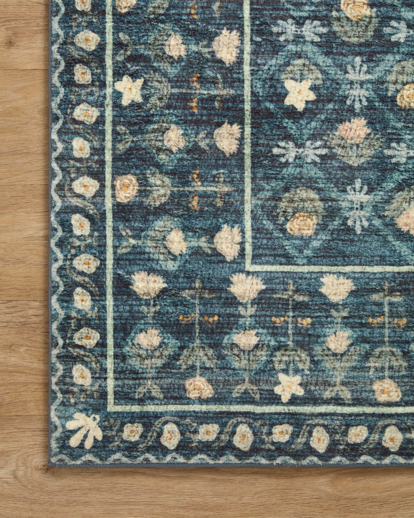 Rifle Paper Co. x Loloi Eden  Lattice Indigo  Contemporary