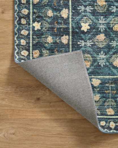 Rifle Paper Co. x Loloi Eden  Lattice Indigo  Contemporary