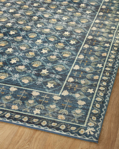 Rifle Paper Co. x Loloi Eden  Lattice Indigo  Contemporary