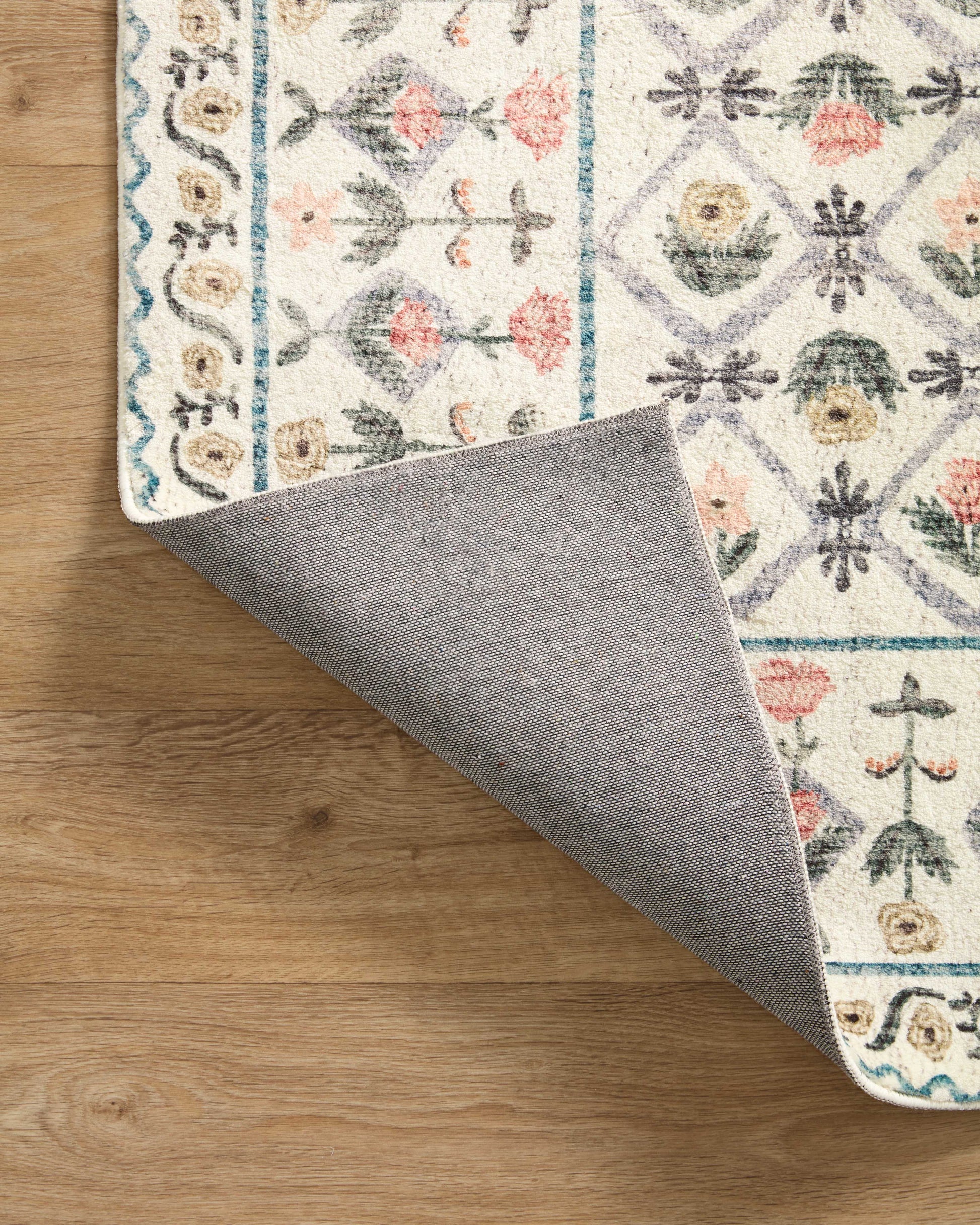 Rifle Paper Co. x Loloi Eden  Lattice Ivory  Contemporary