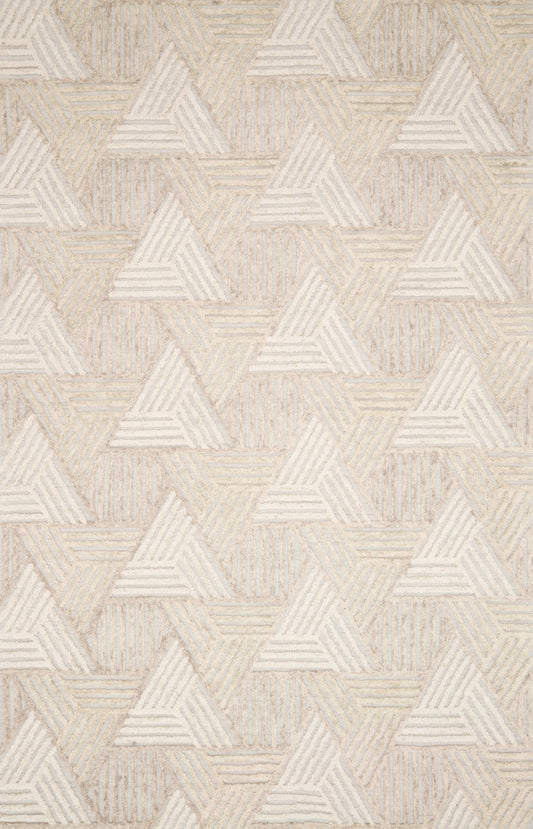 Loloi Ehren  Oatmeal Ivory Contemporary