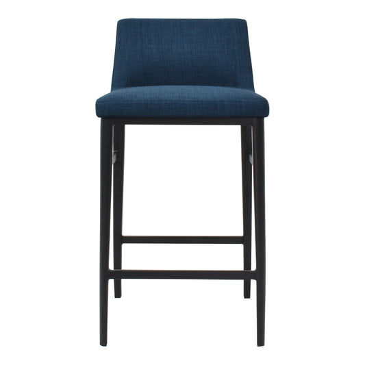 Moes Home Counter Stools Baron Blue Contemporary Furniture