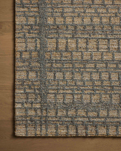 Loloi Elias  Wheat Charcoal Contemporary