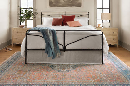 Magnolia Home by Joanna Gaines x Loloi Elise  Coral Blue Traditional