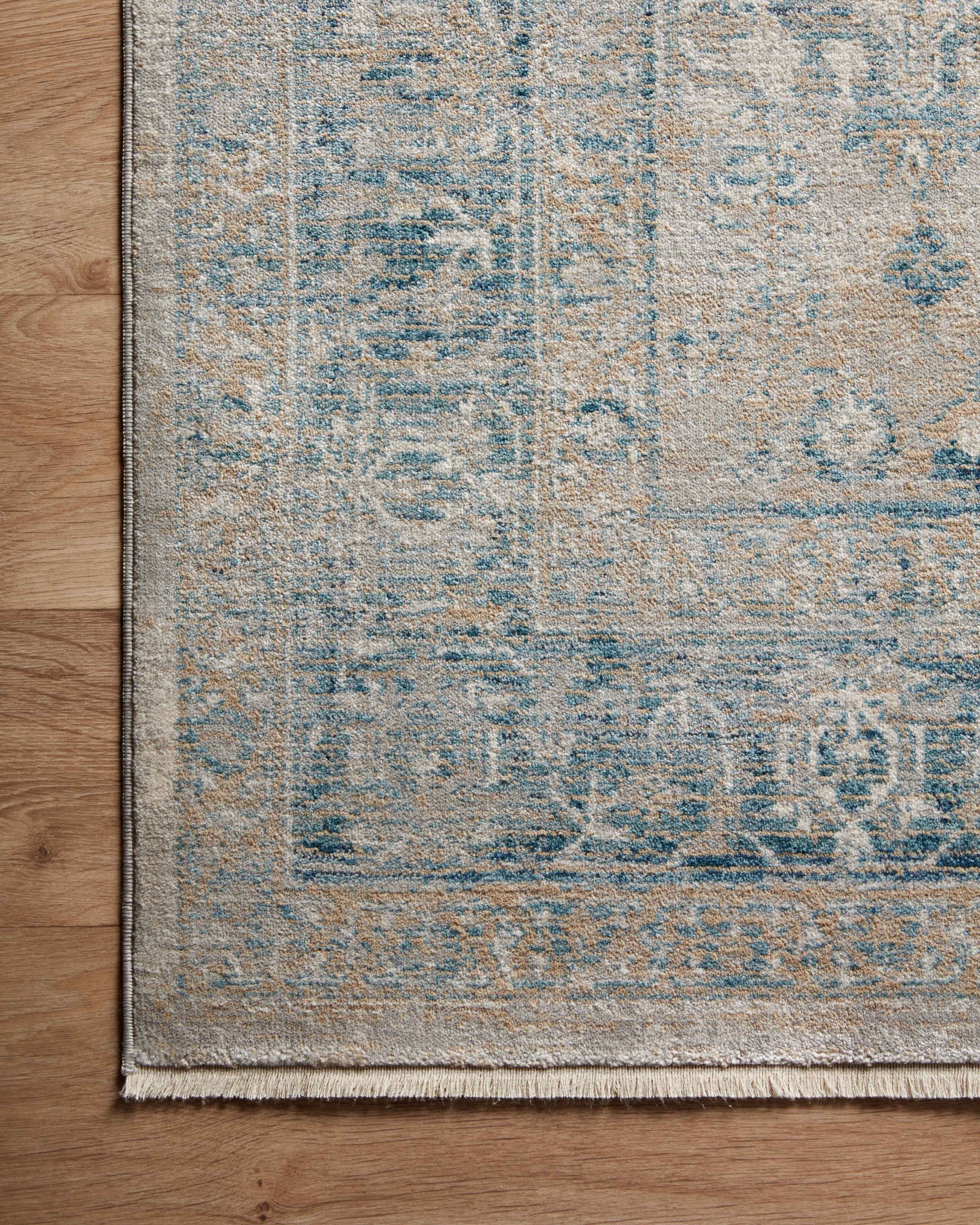 Magnolia Home by Joanna Gaines x Loloi Elise  Neutral Blue Traditional